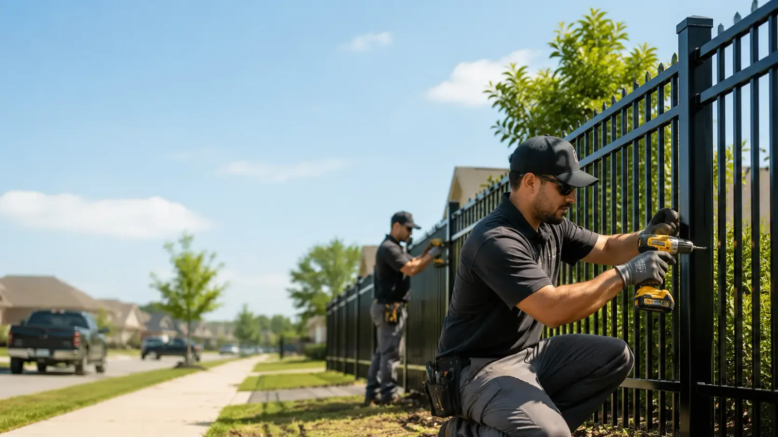 Metal Fence Installation in Harrisburg, MO